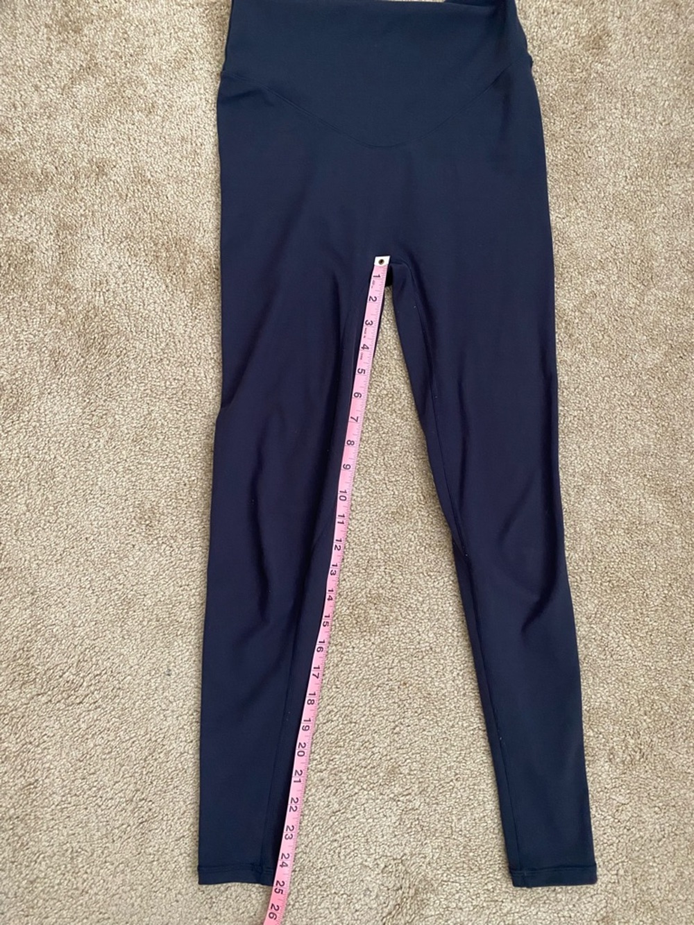 P’tula Maternity High-Waist Leggings (bundle of 2) — Navy, Small - Picture 5 of 7